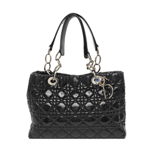 Dior Soft Cannage Patent Leather Black
