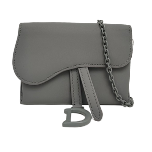 Saddle Calfskin Grey