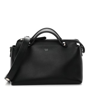 Vitello Dolce Medium By The Way Boston Bag Black