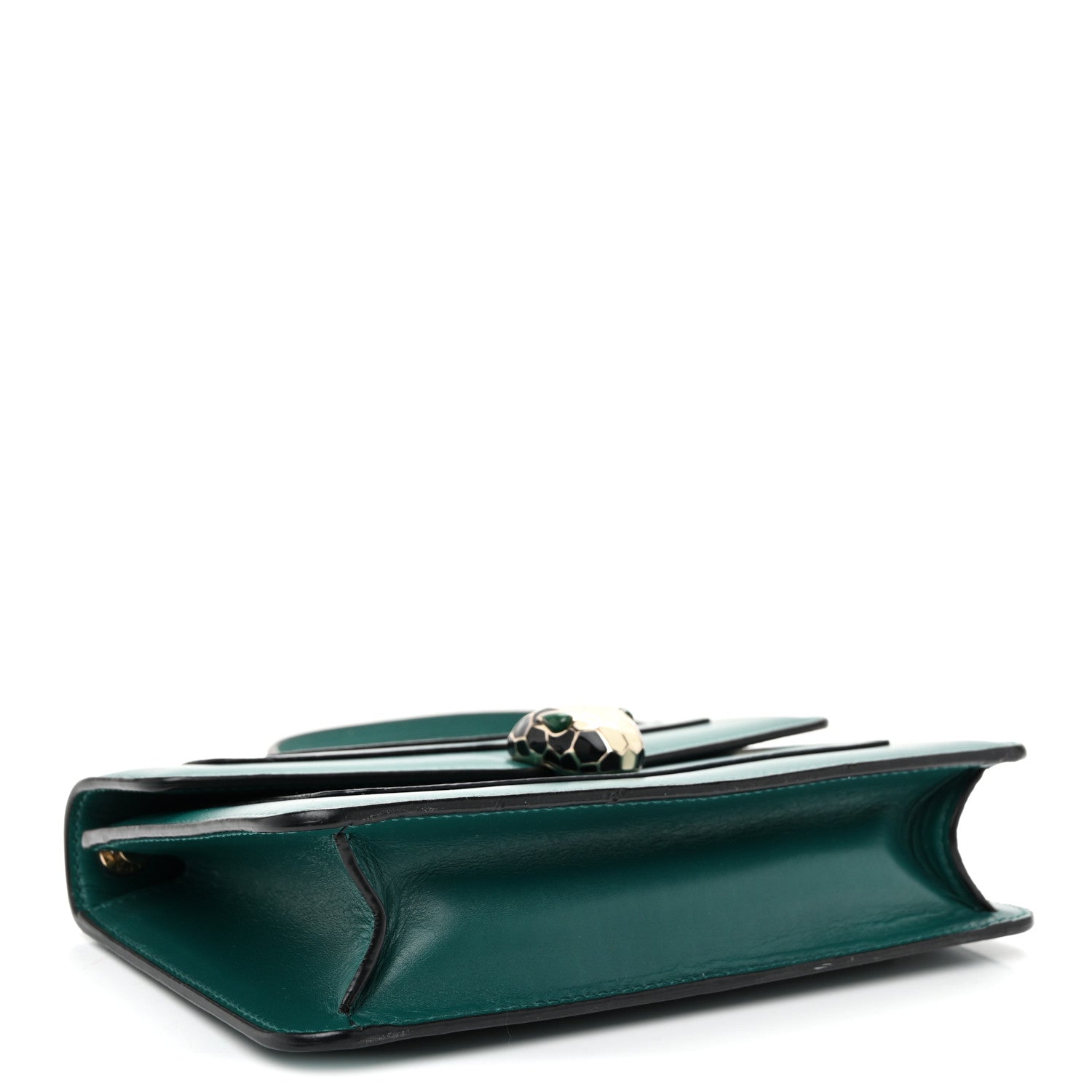 Calfskin Serpenti Forever Crossbody Bag Emerald Green - Image 5