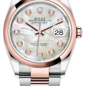 2022 Rolex Datejust 36mm Mother of Pearl on Oyster 126201