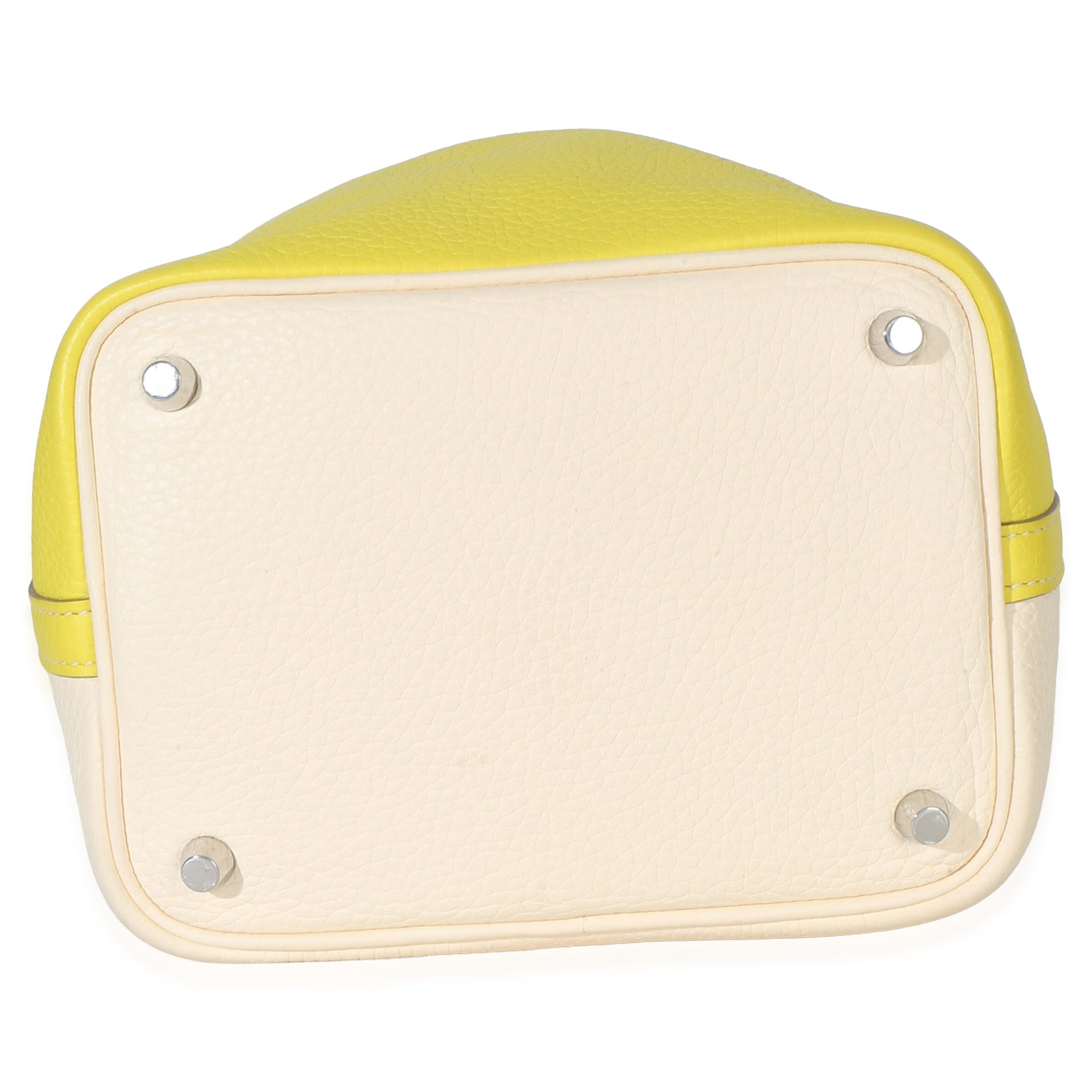 Clemence Bi-Color Lime Nata Picotin Lock 18 PHW - 图片 5