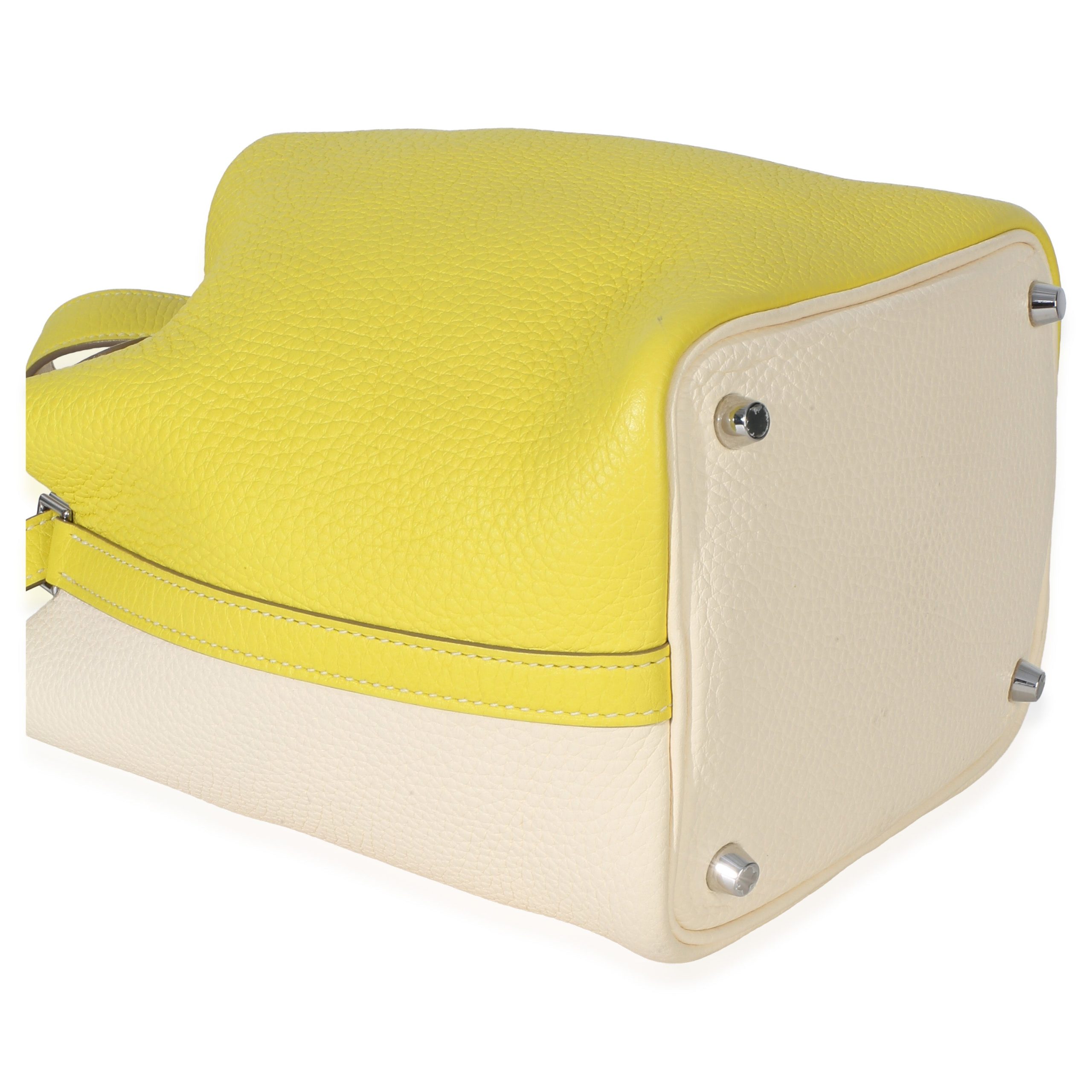 Clemence Bi-Color Lime Nata Picotin Lock 18 PHW - 图片 6
