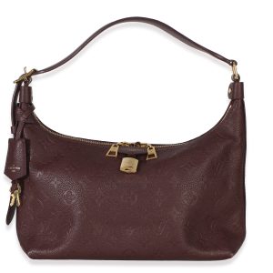 Burgundy Empreinte Monogram Sac Sport NM