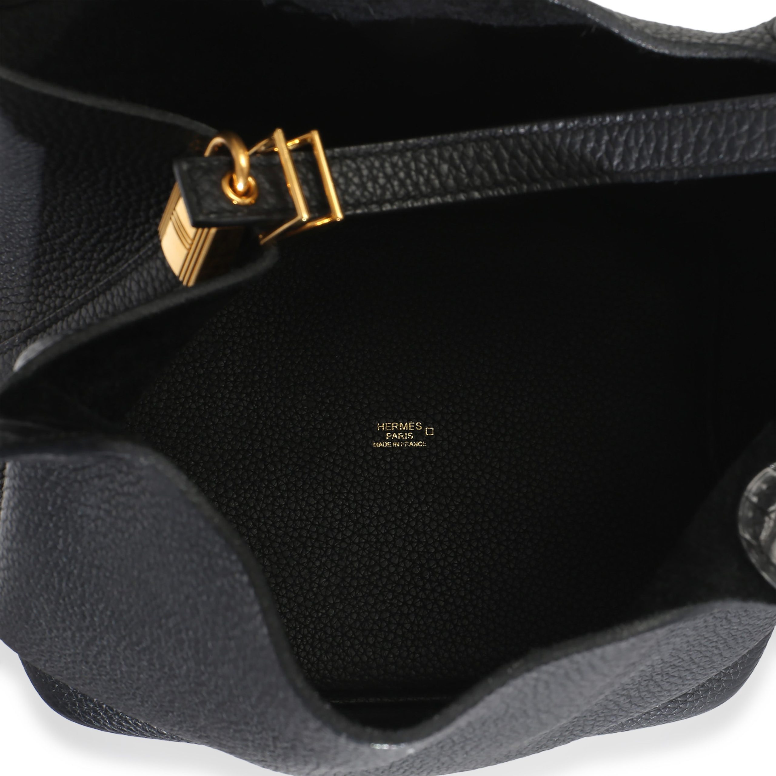 Black Clemence Matte Alligator Touch Picotin Lock 22 GHW - 图片 9