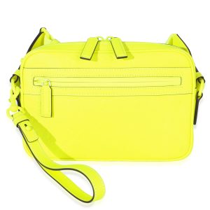 Fluorescent Yellow Rubber Effect Monogram GG Crossbody Bag