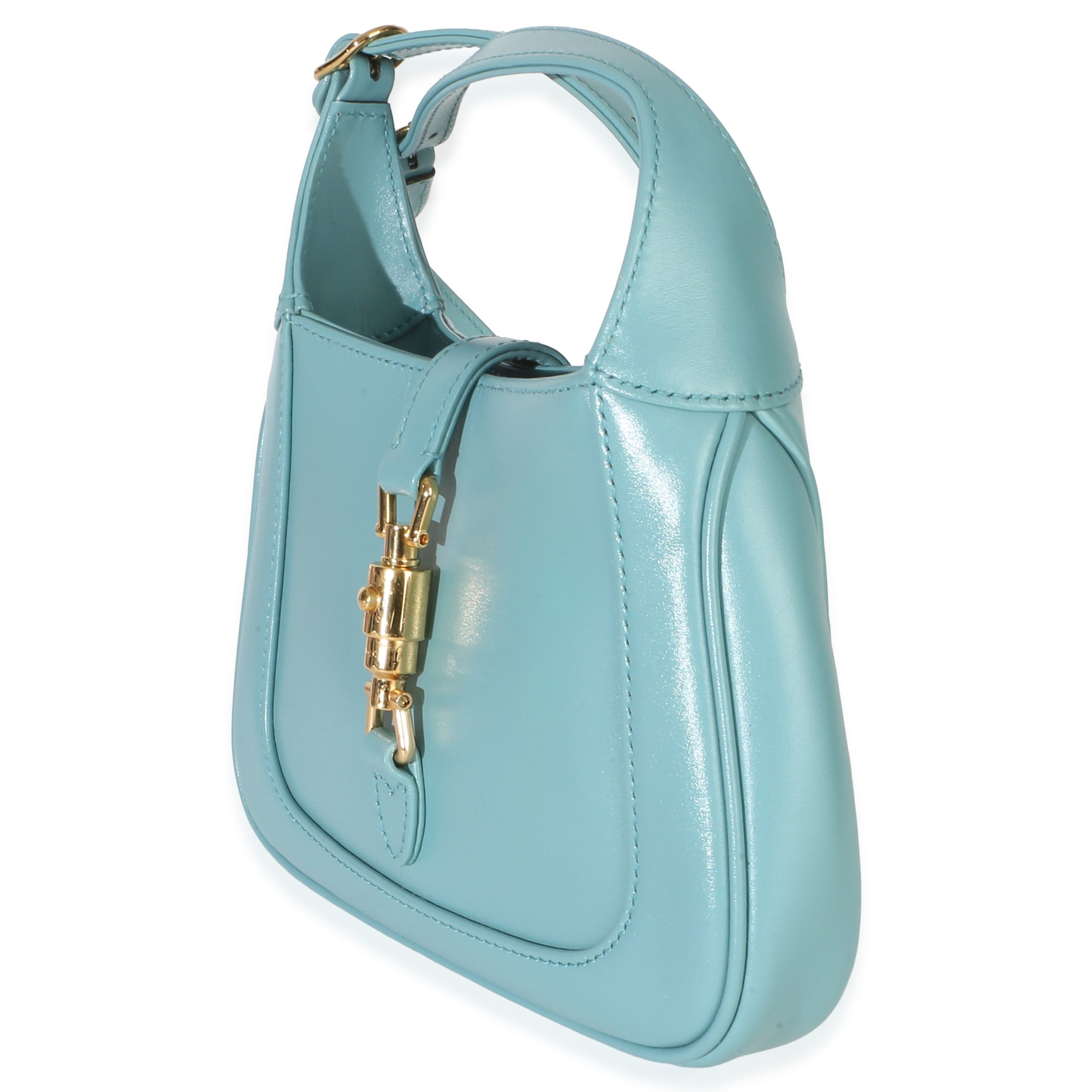 Dusty Azure Boarded Dyana Lux Calfskin Mini Jackie 1961 Hobo - 图片 2