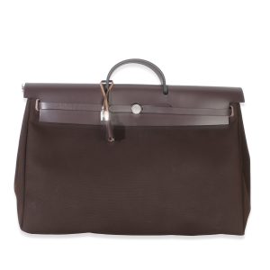 Chocolat Toile Officier Vache Hunter Herbag Zip Cabine Bag PHW