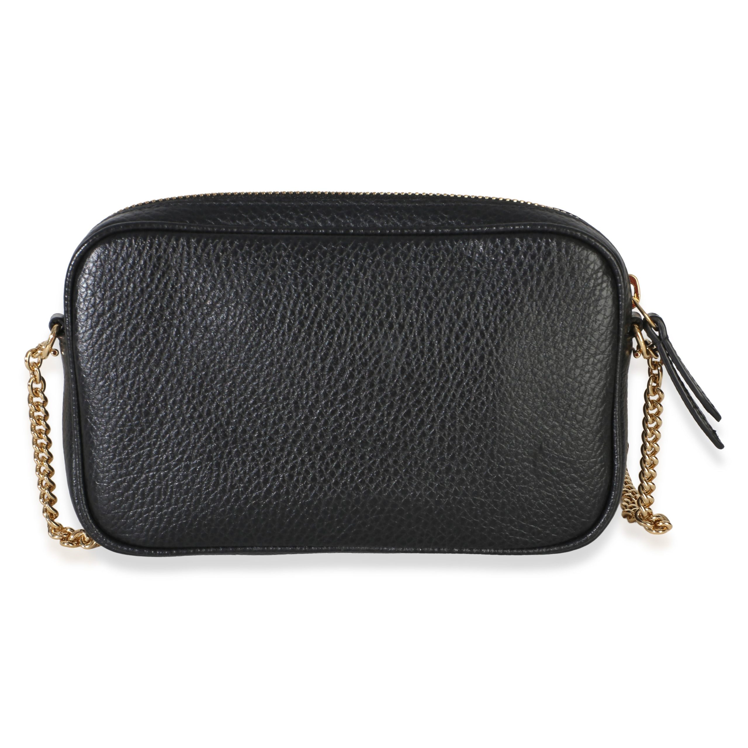 Black Dollar Calfskin Super Mini GG Marmont Chain Shoulder Bag - 图片 4