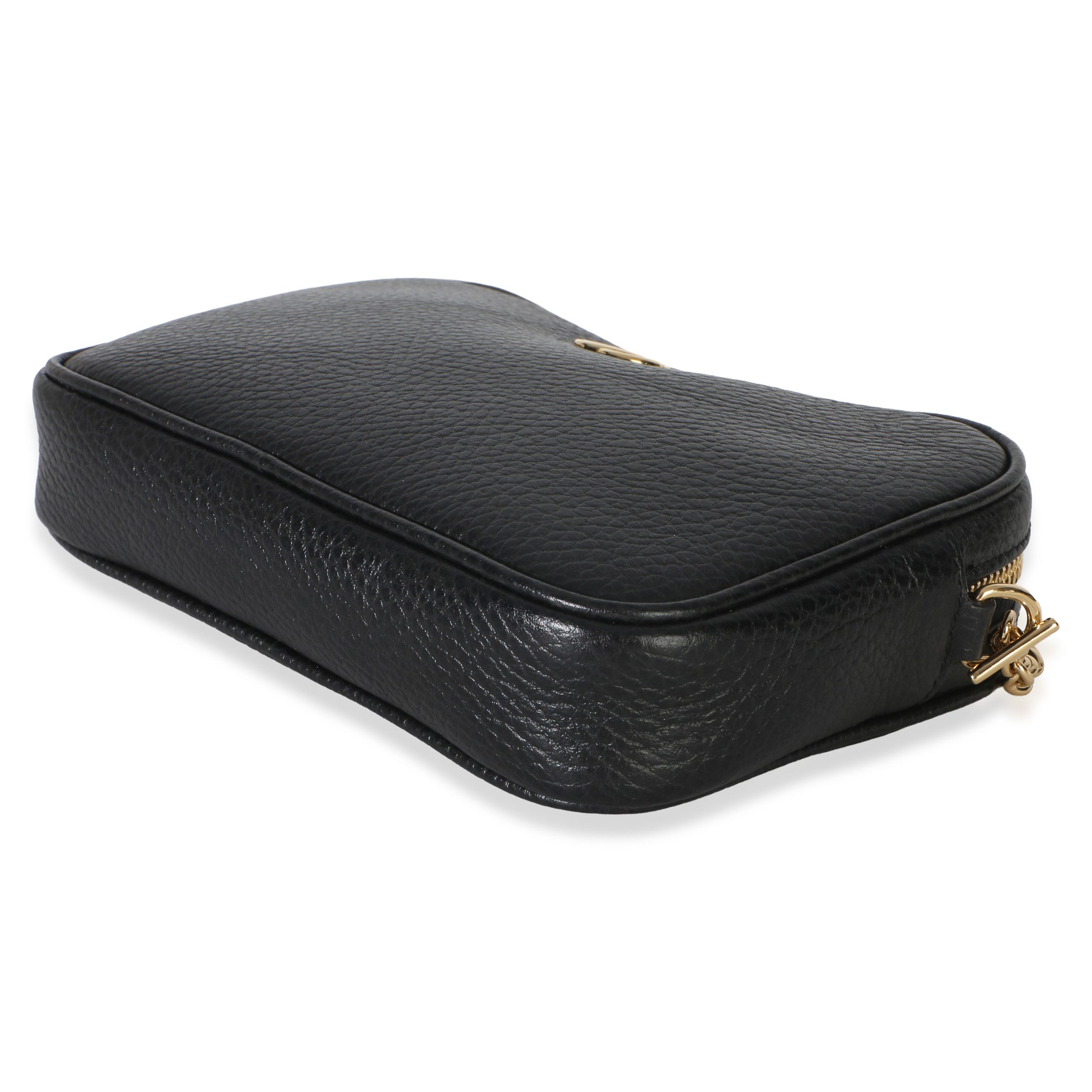 Black Dollar Calfskin Super Mini GG Marmont Chain Shoulder Bag - 图片 7