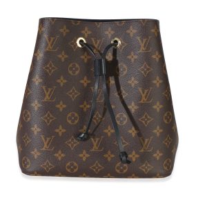 Black Monogram Canvas Neonoe MM