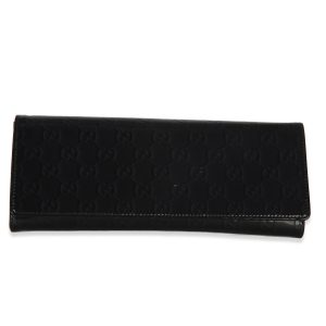 Black Microguccissima Patent Broadway Clutch