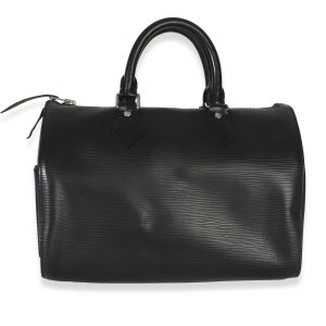 Black Epi Leather Speedy 25