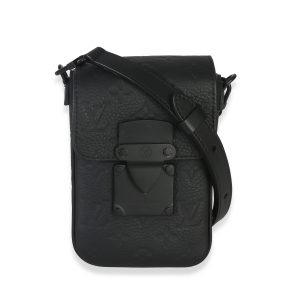 Black Monogram Taurillon S Lock Wearable Wallet