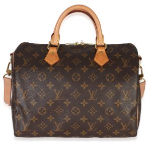 Monogram Canvas Speedy Bandouliere 30