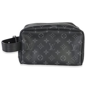 Monogram Eclipse Canvas Locker Dopp Kit Toiletry Pouch