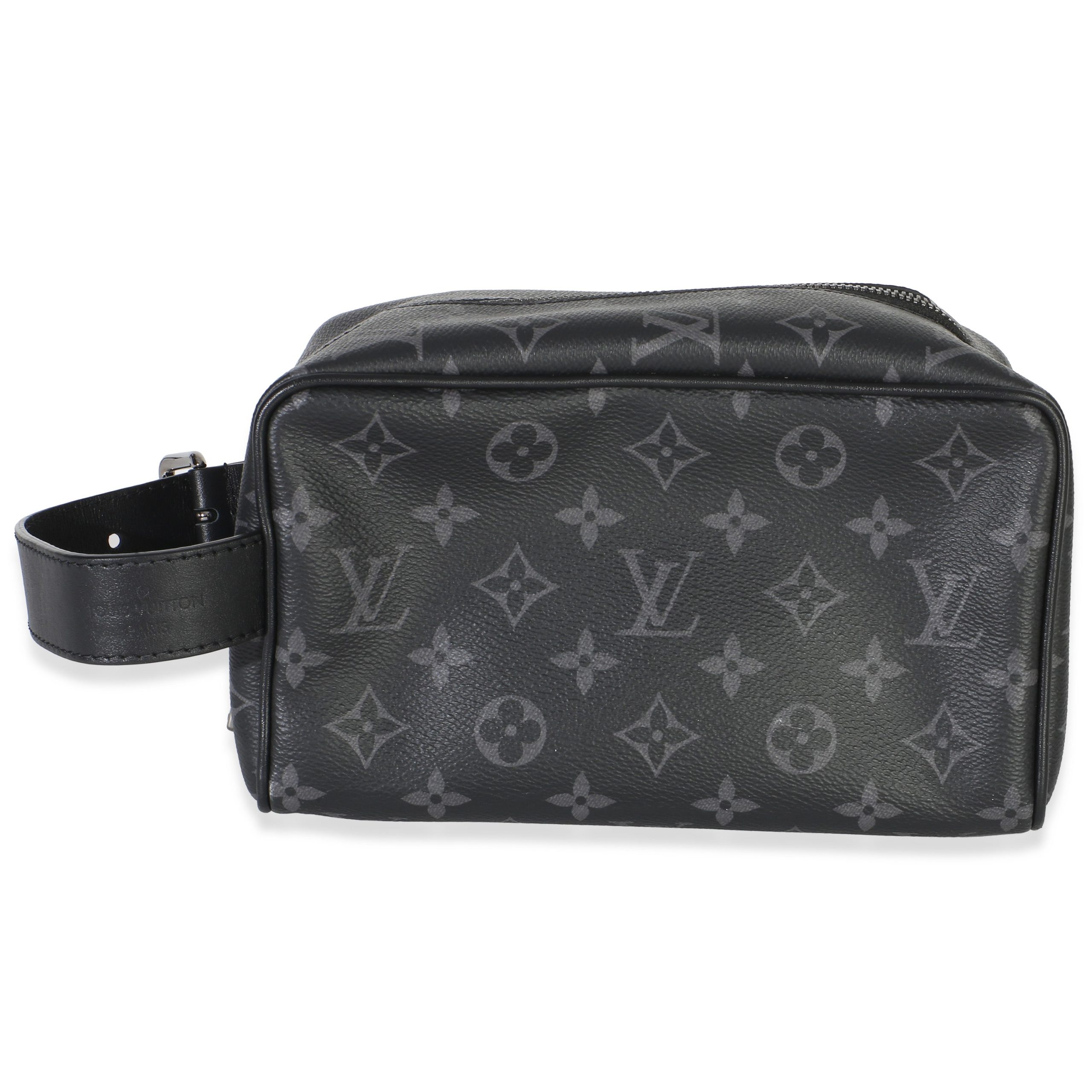 Monogram Eclipse Canvas Locker Dopp Kit Toiletry Pouch