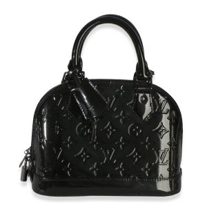 Black Monogram Vernis Alma BB