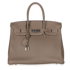 Etoupe Togo Birkin 35 PHW