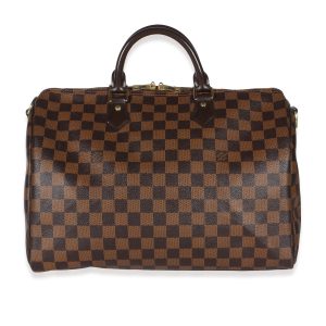 Damier Ebene Canvas Speedy Bandouliere 35