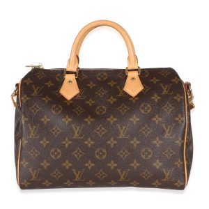 Monogram Canvas Speedy Bandouliere 30