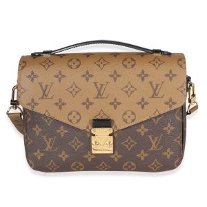 Reverse Monogram Canvas Pochette Metis