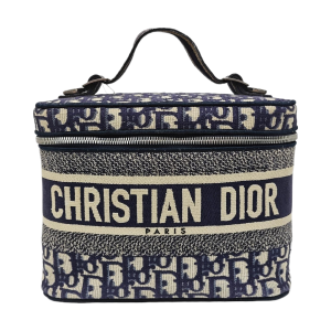 Travel Vanity Oblique Canvas Blue