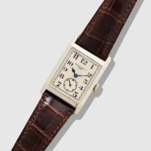 Patek Philippe White Gold Rectangular Art Deco Watch, 1929