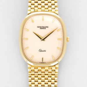 Patek Philippe Yellow Gold Ellipse Bracelet Watch Ref. 3838