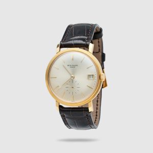Patek Philippe Yellow Gold Calatrava Watch Ref. 3445 with Original Papers