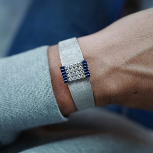 Patek Philippe White Gold Diamond & Sapphire Cover Watch (New Arrival)
