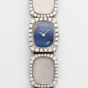 Patek Philippe White Gold Ellipse Diamond Bracelet Ref. 4122