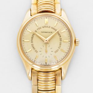 Patek Philippe Yellow Gold Golden Rule Ref. 2526, Retailed by Tiffany & Co.