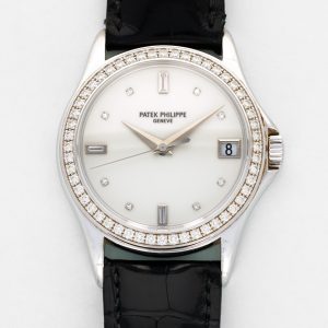 Patek Philippe White Gold Calatrava Ref. 5108G with Diamonds