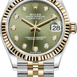 Rolex Datejust 31mm Green Diamond Dial