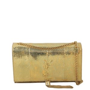 Saint Laurent Kate Tassel Chain Bag Medium Python