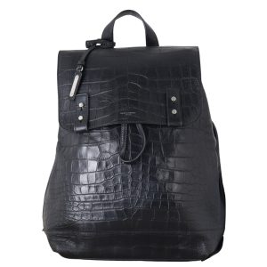 Saint Laurent Sac de Jour Backpack Croc-Embossed