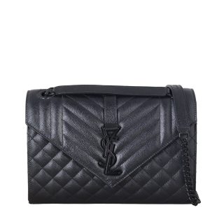 Saint Laurent Monogram Mix Matelasse Envelope Chain Bag Medium