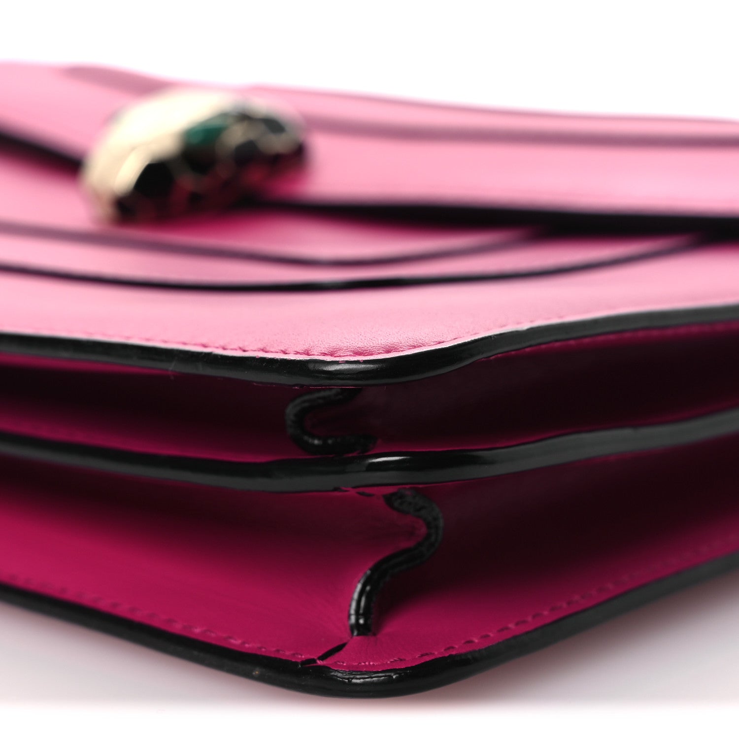 Calfskin Serpenti Forever Shoulder Bag Pink - Image 10