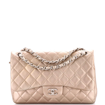 Classic Double Flap Bag Quilted Lambskin Jumbo
