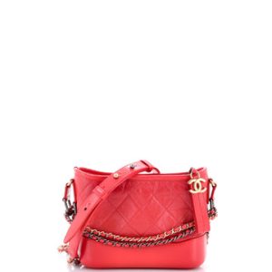 Gabrielle Hobo Quilted Aged Calfskin Small