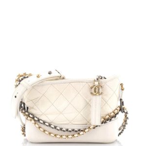Gabrielle Hobo Quilted Aged Calfskin Small