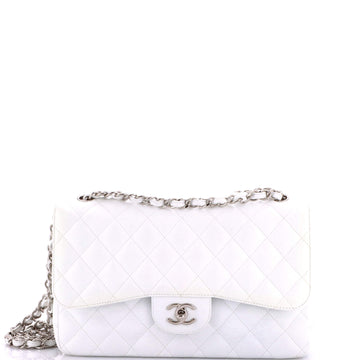 Vintage Classic Double Flap Bag Quilted Caviar Jumbo