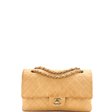 Vintage Classic Double Flap Bag Quilted Lambskin Medium