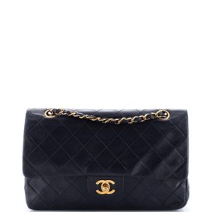 Vintage Classic Double Flap Bag Quilted Lambskin Medium