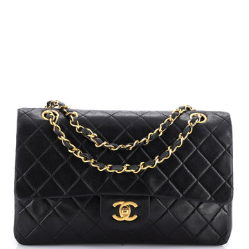 Vintage Classic Double Flap Bag Quilted Lambskin Medium