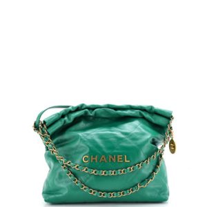 22 Chain Hobo Quilted Calfskin Small