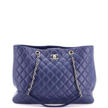 Classic CC Shopping Tote Quilted Calfskin Large