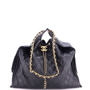 25 Hobo Bag Quilted Caviar Medium