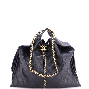 25 Hobo Bag Quilted Caviar Medium